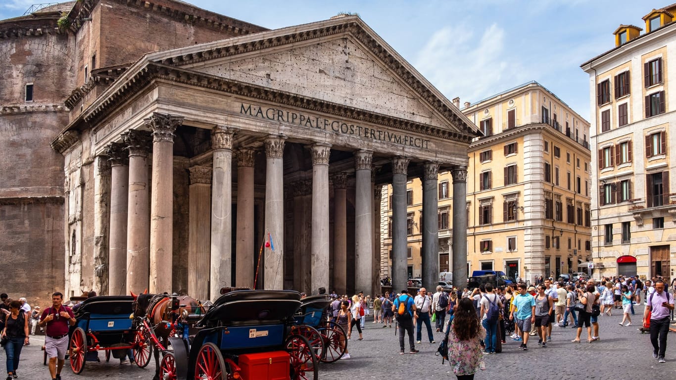 Das Pantheon in Rom: Bisher konnten Touristen den 2000 Jahre alten Bau kostenlos besuchen.