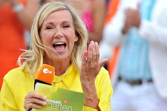 Andrea Kiewel: Im Sommer begrüßt sie immer sonntags zum "ZDF-Fernsehgarten".