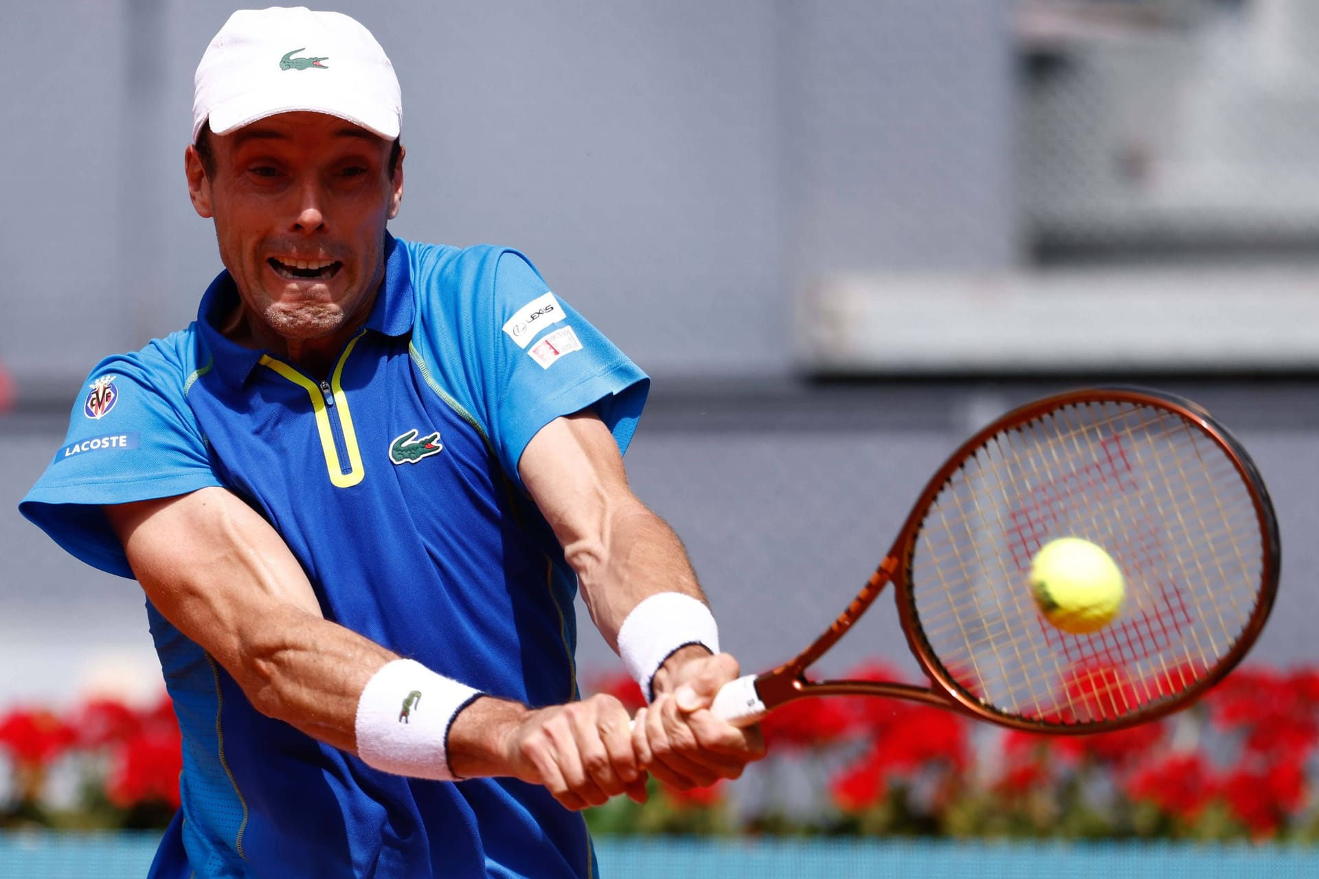 Roberto Bautista Agut bei den Madrid Open im April: Nun hat sich der Spanier schwer verletzt.