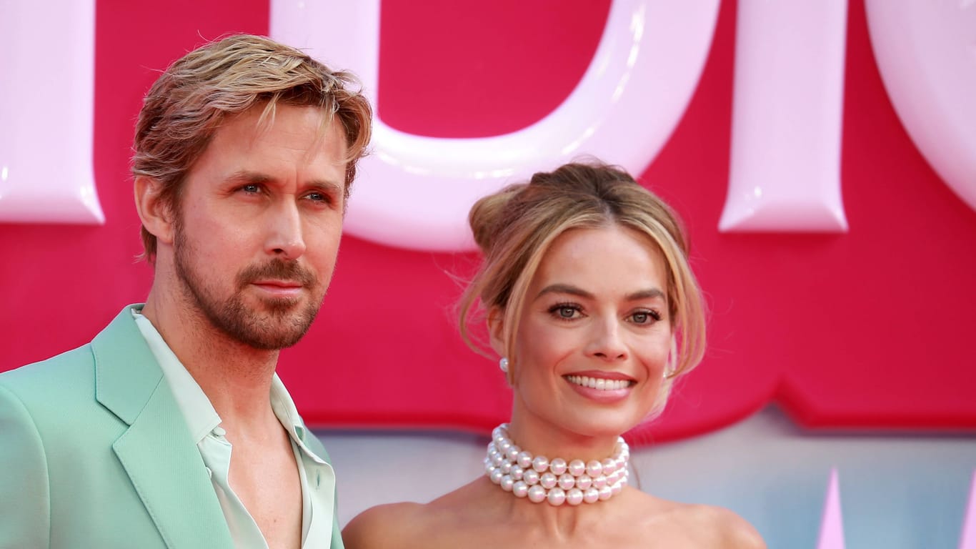 Ryan Gosling und Margot Robbie: Die Schauspieler sind die Hauptdarsteller im "Barbie"-Film.