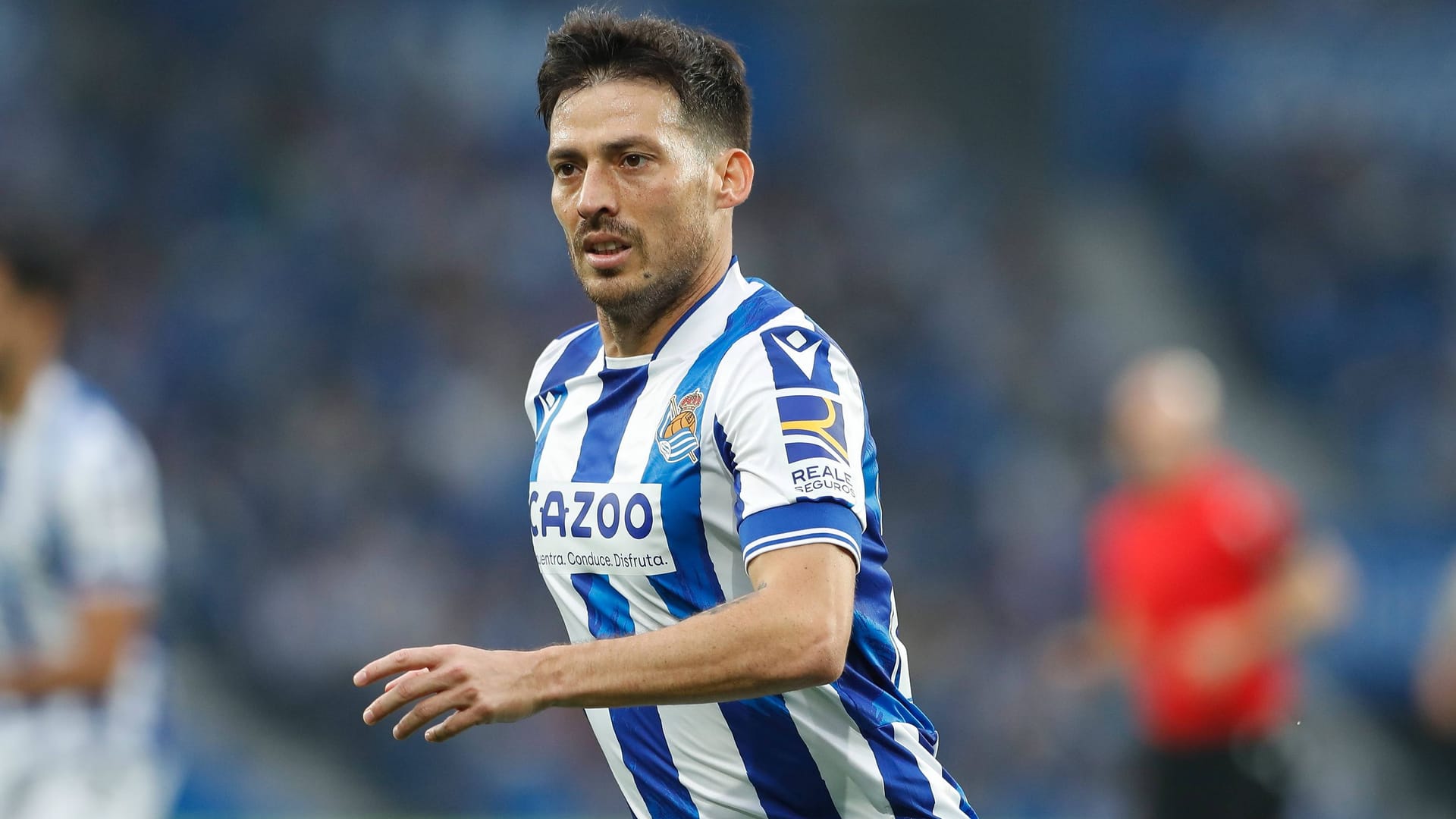 David Silva: Der Spanier im Trikot von Real Sociedad.