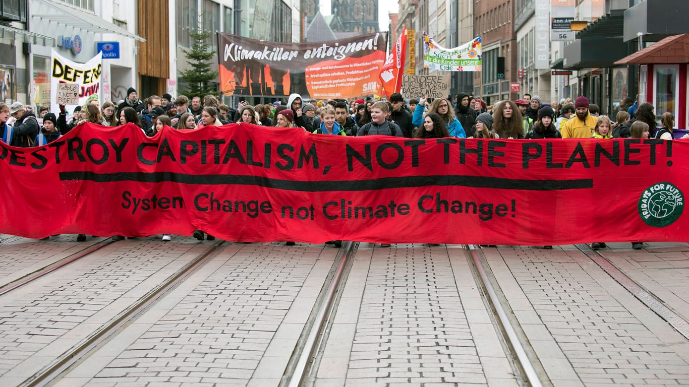 Klimademo in Bremen: Die Ortsgruppe von "Fridays For Future" hat sich aufgelöst.