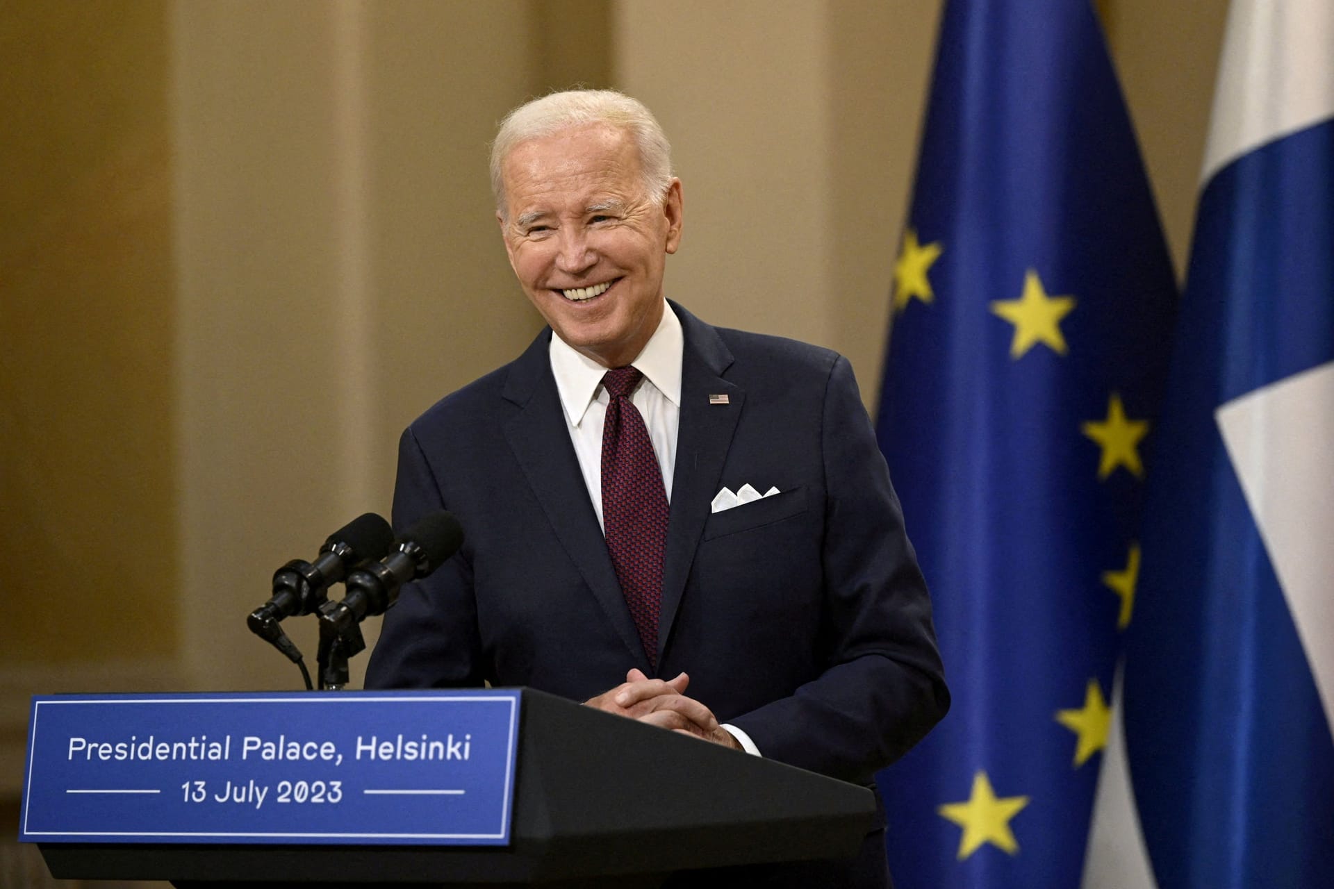 Joe Biden, US-Präsident: Wäre er Prigoschin, würde er ein genaues Auge auf die Speisekarte haben, scherzte Biden.