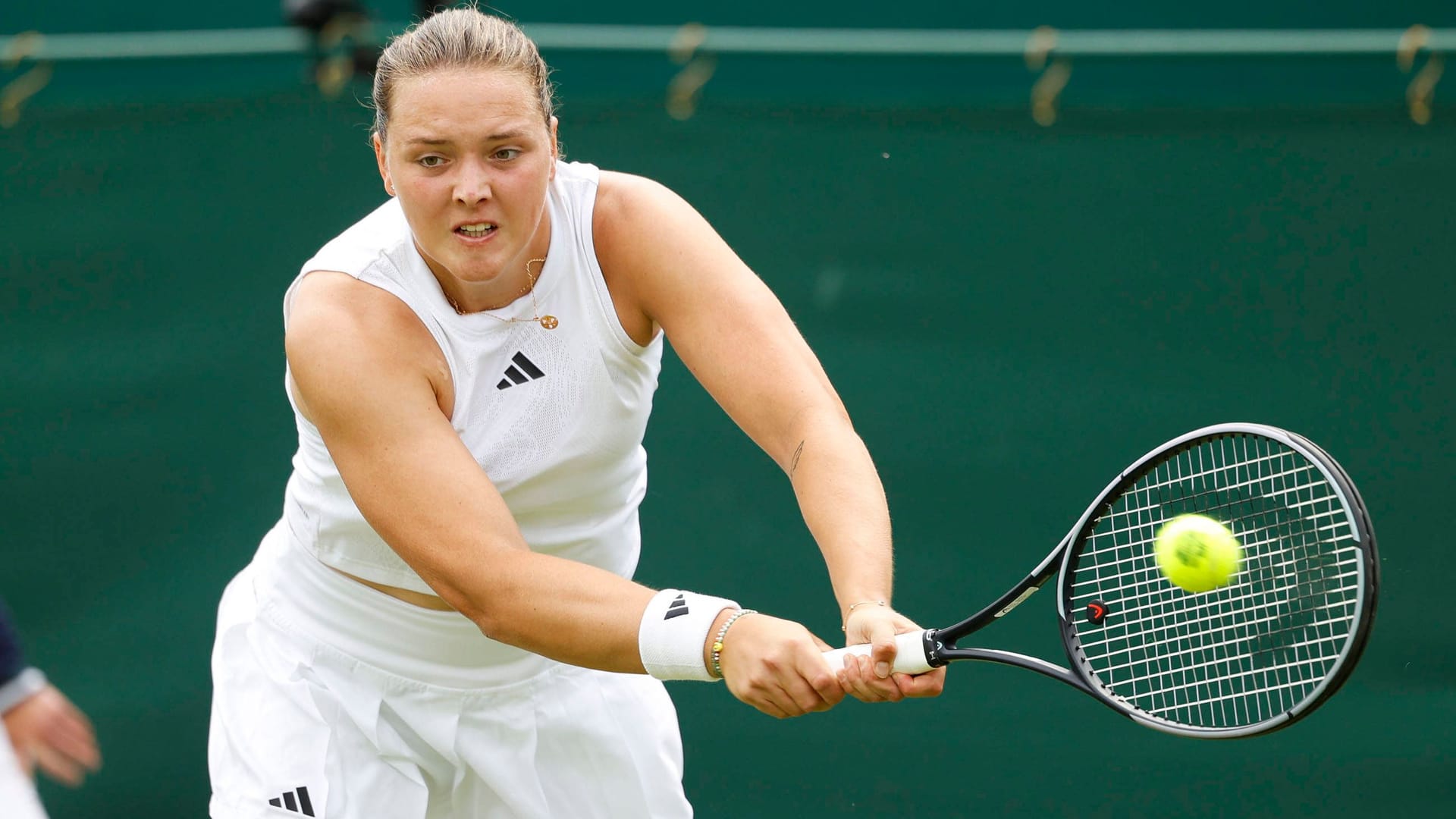 Jule Niemeier: Die 23-Jährige steht in der 2. Runde in Wimbledon.