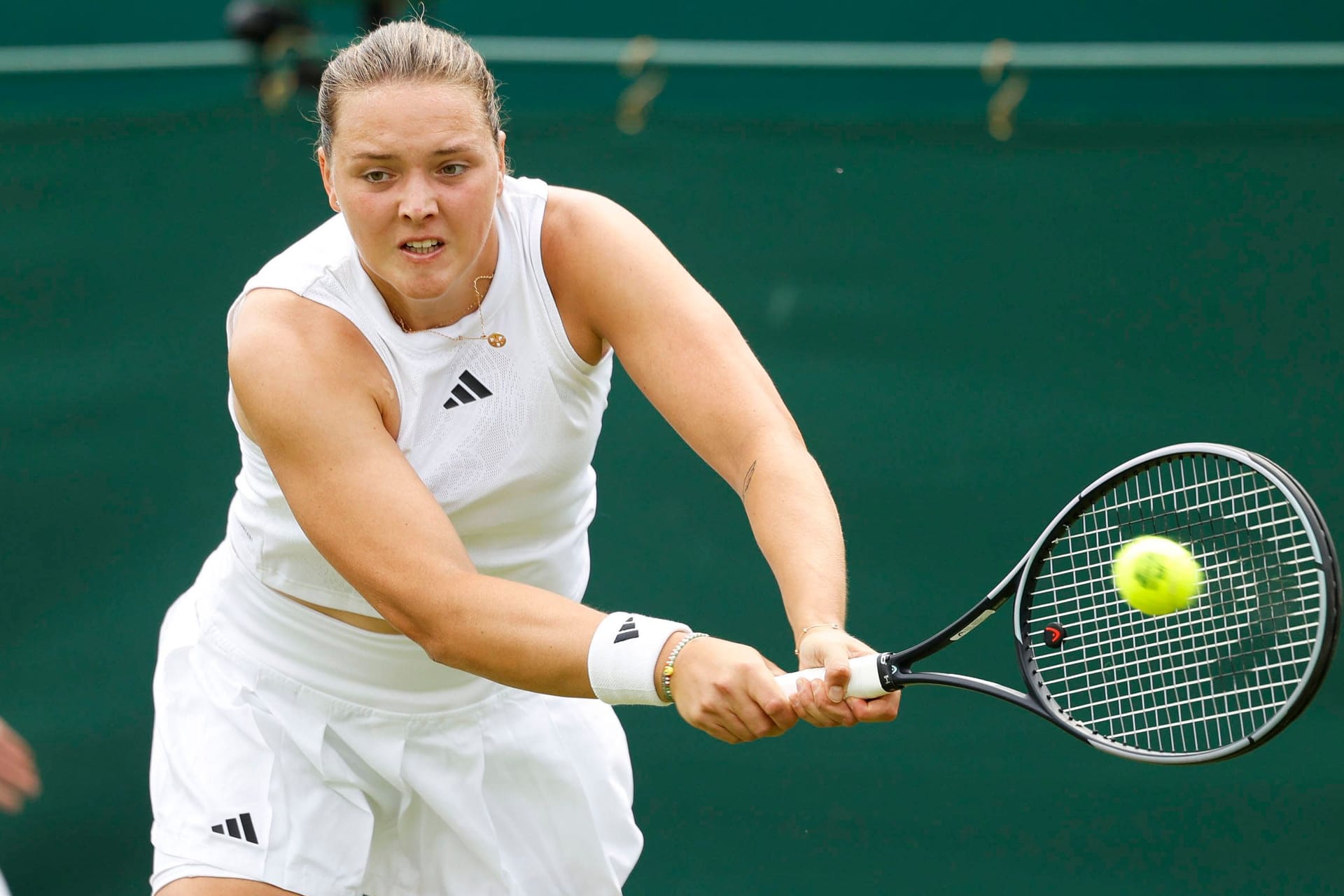 Jule Niemeier: Die 23-Jährige steht in der 2. Runde in Wimbledon.