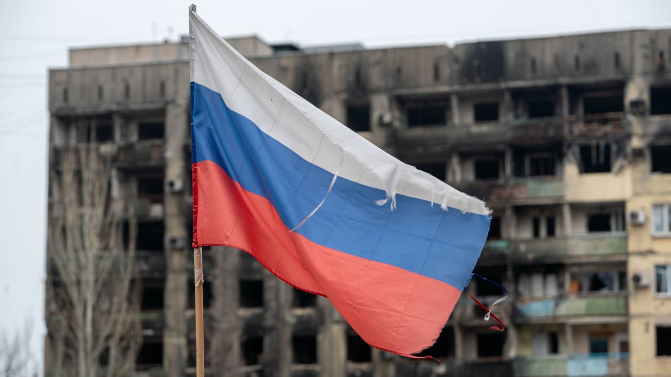Das von Russland besetzte Mariupol: Acht russische Soldaten sollen hier in den letzten zwei Wochen getötet worden sein.