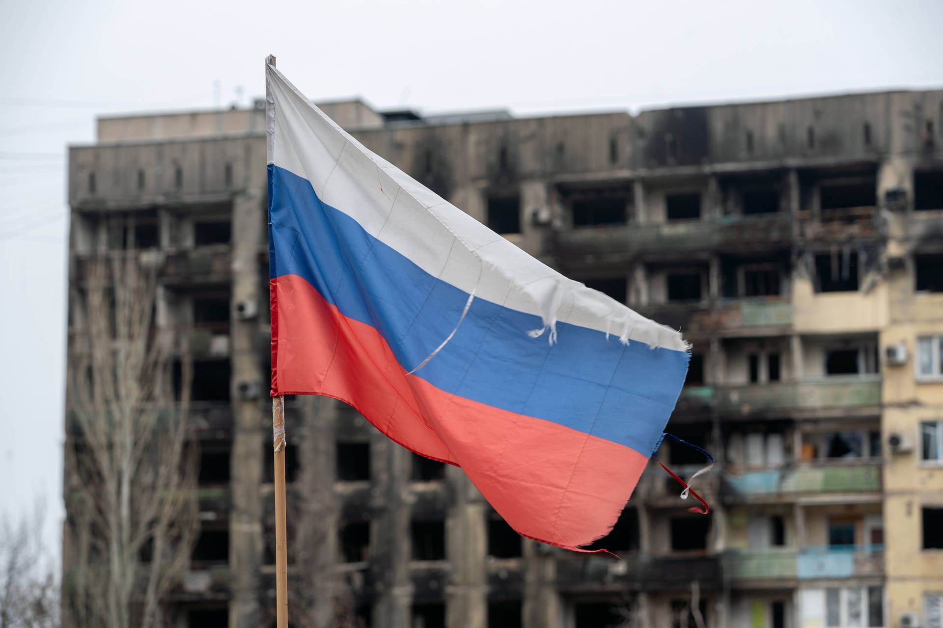 Das von Russland besetzte Mariupol: Acht russische Soldaten sollen hier in den letzten zwei Wochen getötet worden sein.