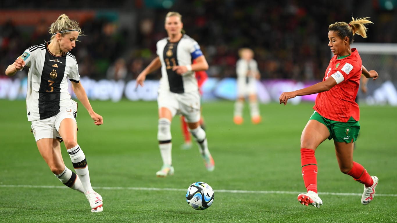 Das erste Spiel der DFB: Deutschland gewann am Montag 6:0 gegen Marokko.