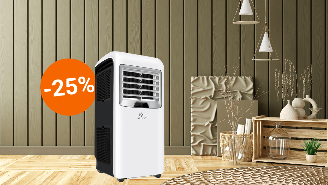 Zum Top-Preis: Im Netto-Onlineshop ist eine Klimaanlage von Kesser so günstig wie selten.