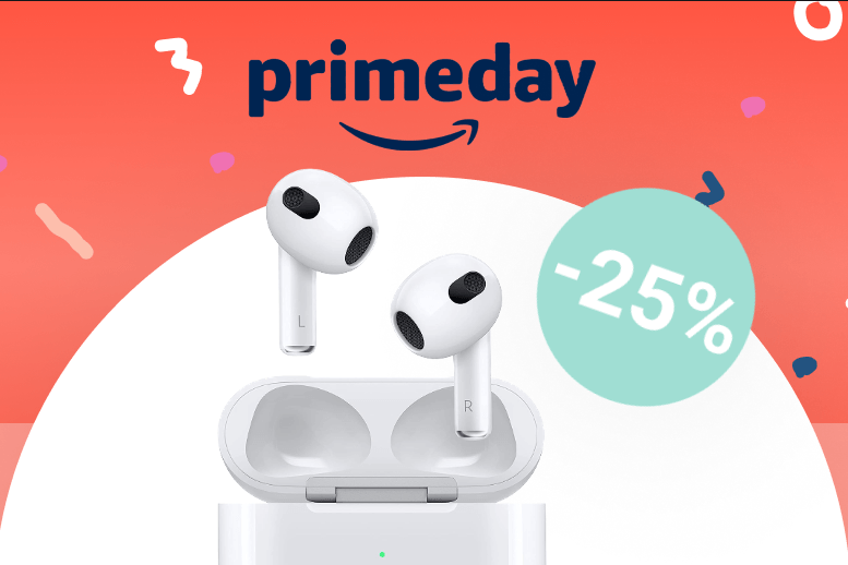 Am Prime Day können Sie sich die AirPods 3 von Apple zum Rekordpreis sichern.