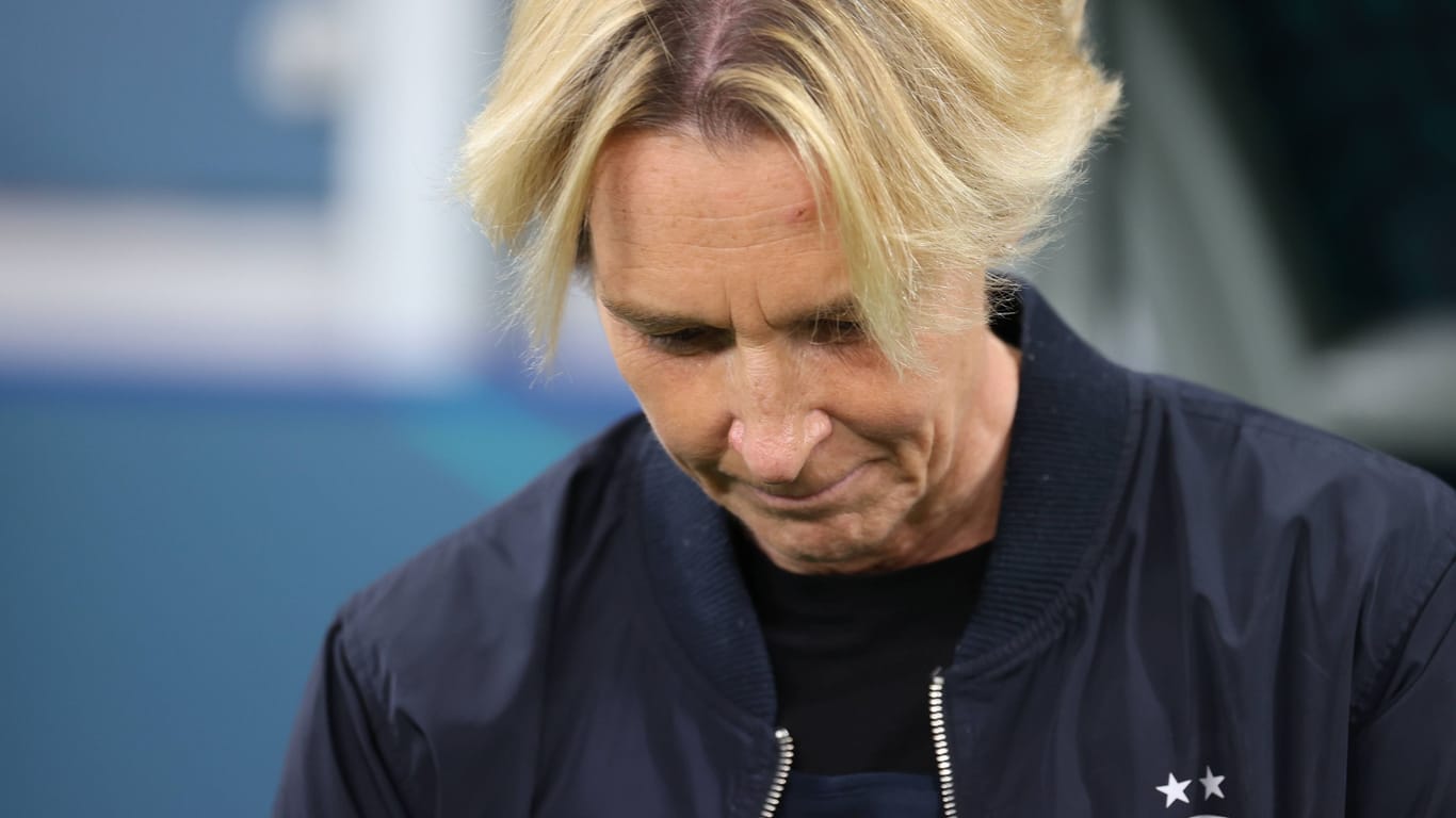Martina Voss-Tecklenburg: Die Bundestrainerin verlor mit ihrer Mannschaft gegen Kolumbien.