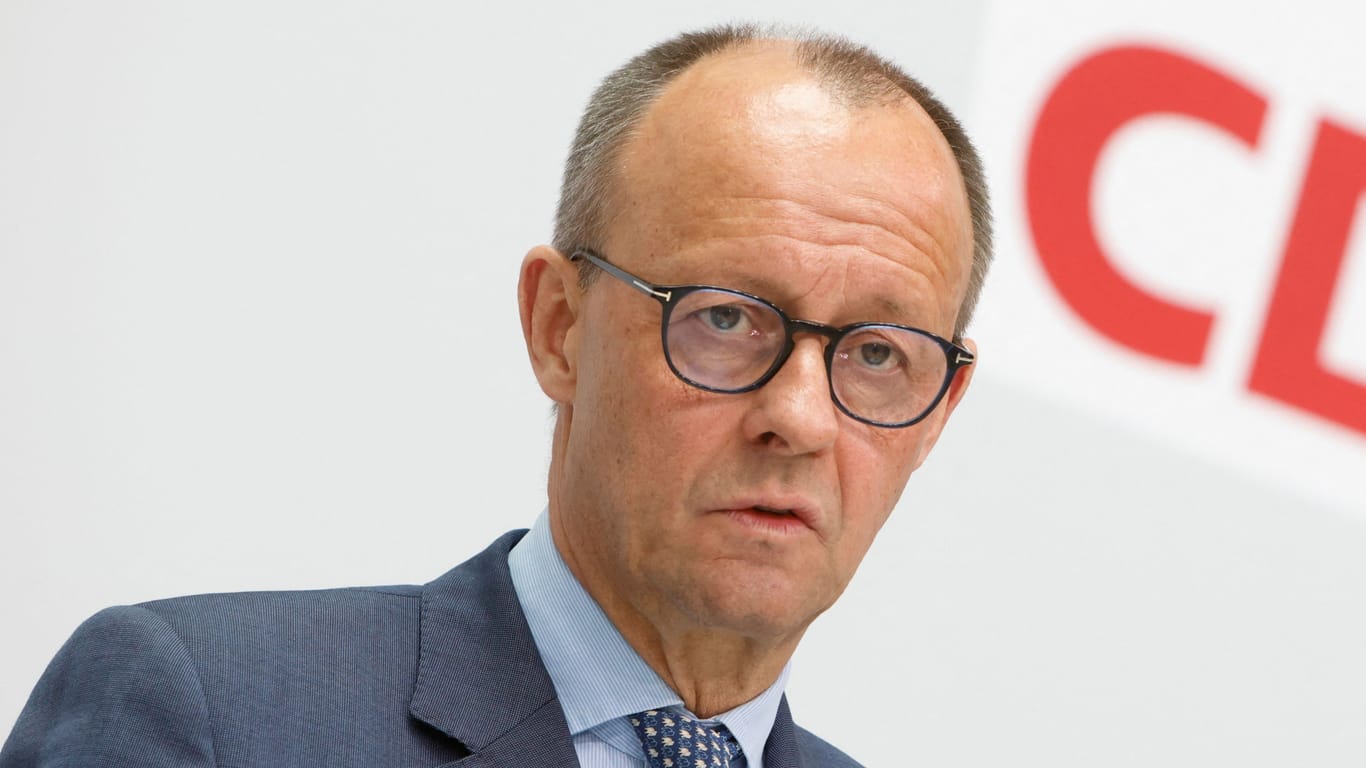 Friedrich Merz, Vorsitzender der CDU (Archivbild): Weniger als ein Drittel würde eine mögliche Kanzlerkandidatur Merz' gutheißen.