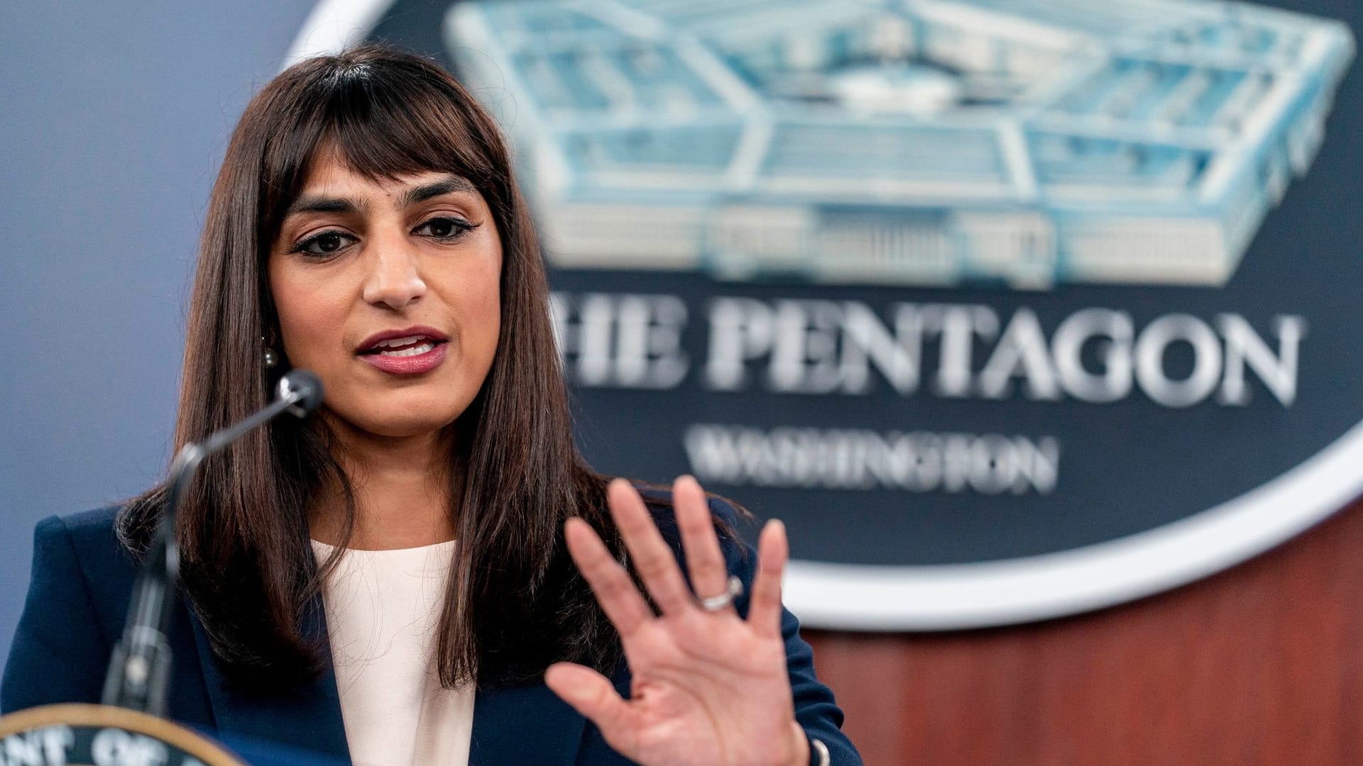 Pentagon-Sprecherin Sabrina Singh: Sie bestätigte einen Fall.