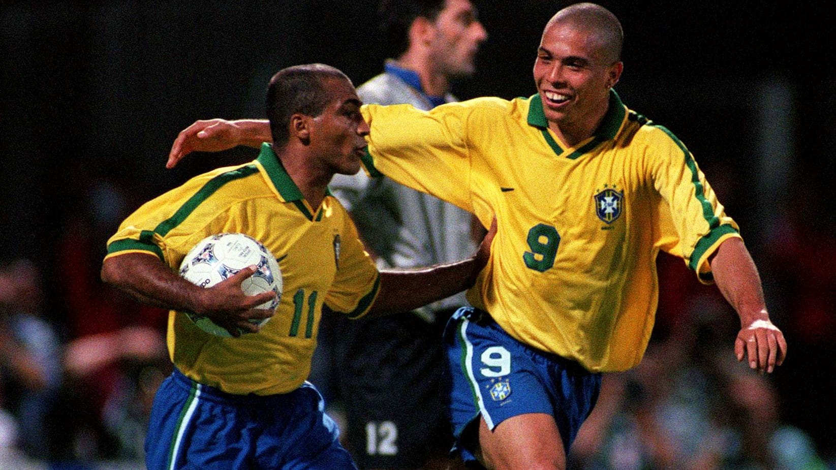 Romário de Souza Faria und Ronaldo (r.): Sie wurden 1994 mit Brasilien Weltmeister.