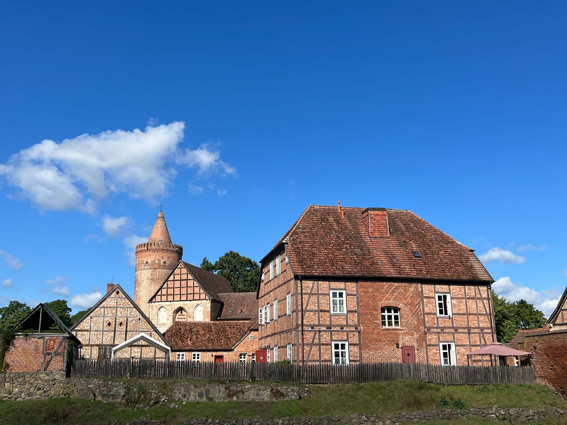 Das Wahrzeichen der Stadt: Die Höhenburg Stargard.