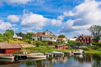 Blick auf den Ort Figeholm in Schweden: Immer mehr Urlauber zieht es nach Nordeuropa.