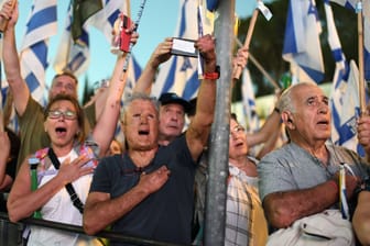 Proteste in Jerusalem: Seit Monaten demonstrieren Tausende Israelis gegen die Justizreform.