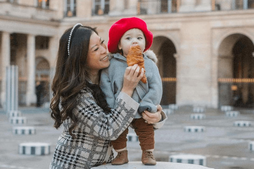 Christine Tran Ferguson: Asher war das erste Kind für die Influencerin.