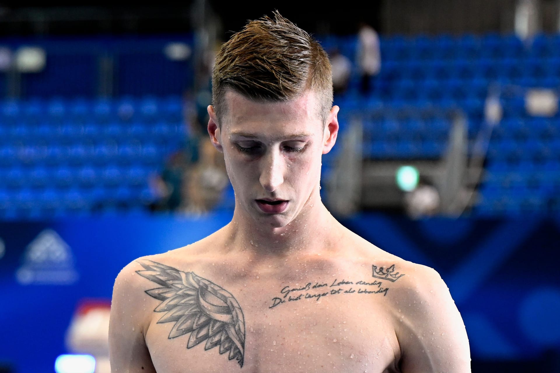 Florian Wellbrock: Er schied im Becken erneut im Vorlauf aus.