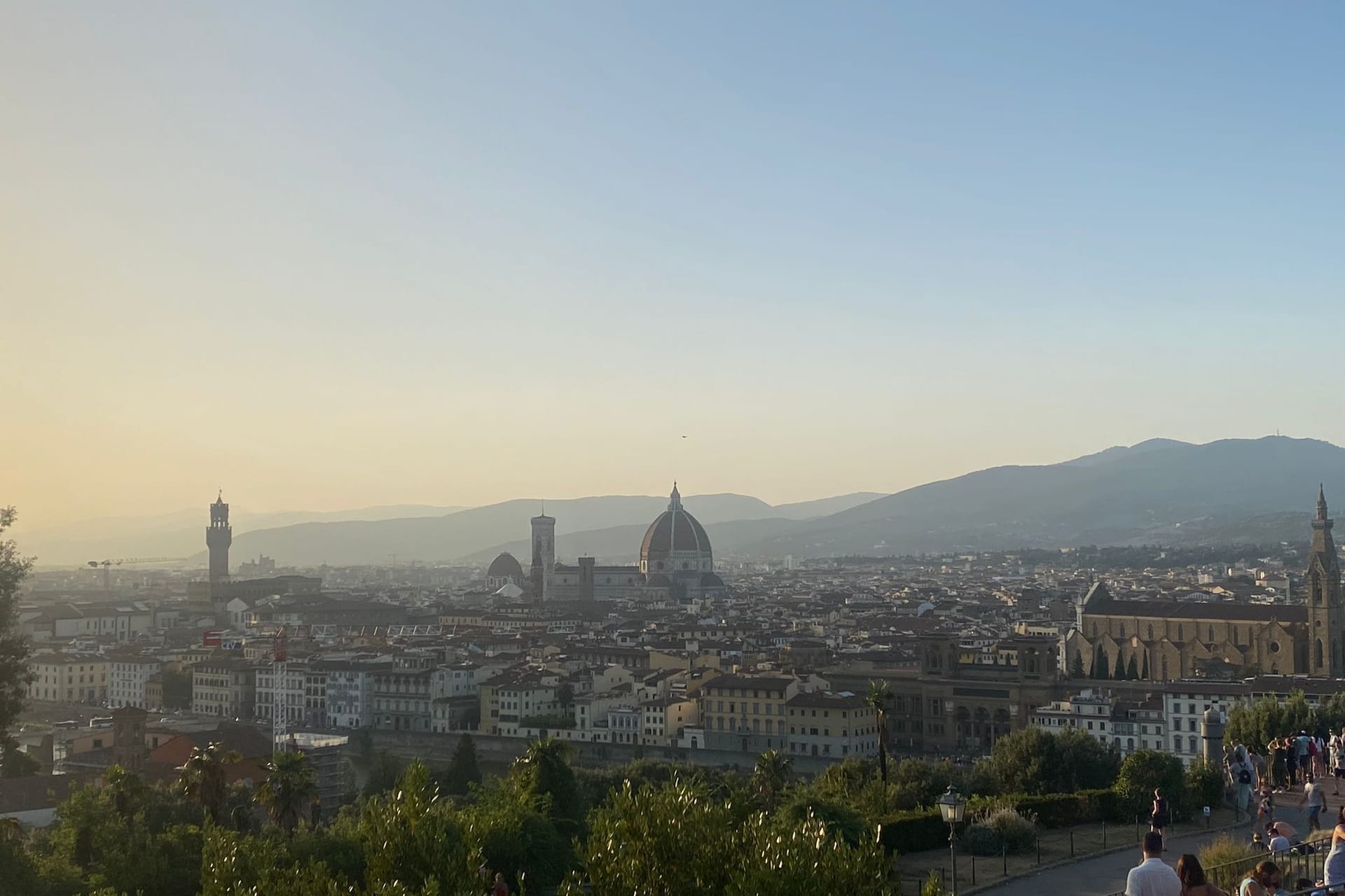 Urlaub in Florenz: Durchschnittlich gab es Höchsttemperaturen von 37 Grad und Sonne pur.