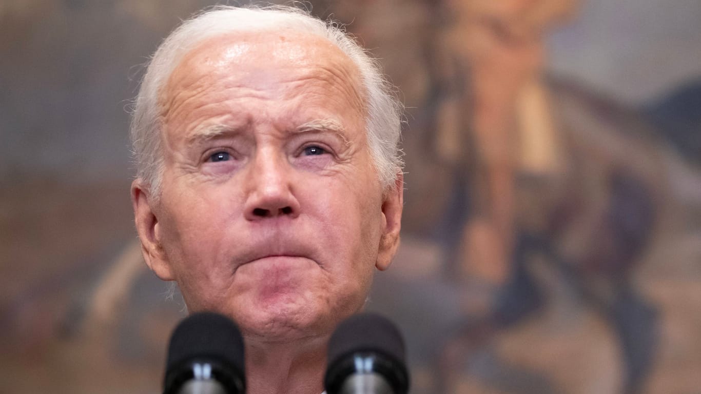 US-Präsident Joe Biden: Sein Amtssitz musste kurzzeitig geräumt werden.