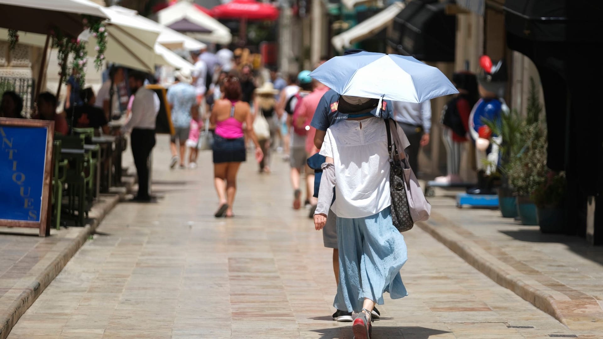 Hitze auf Malta: Auch hier sorgen die extremen Temperaturen für Probleme.