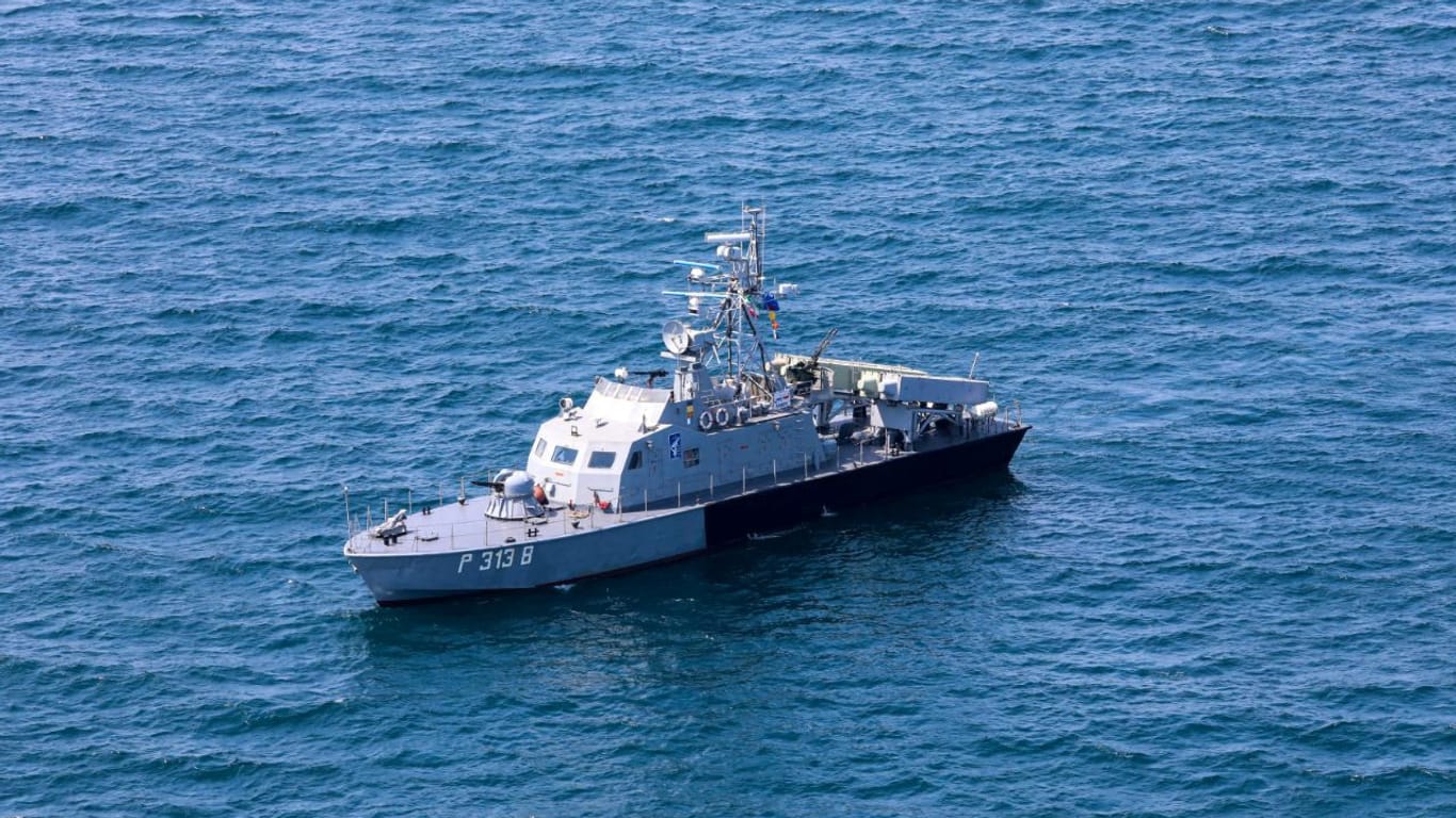 Kriegsschiff der islamischen Revolutionsgarde auf dem Golf von Oman (Archivbild): Die USA werfen dem islamischen Regime vor, Schiffe anderer Länder zu "schikanieren".