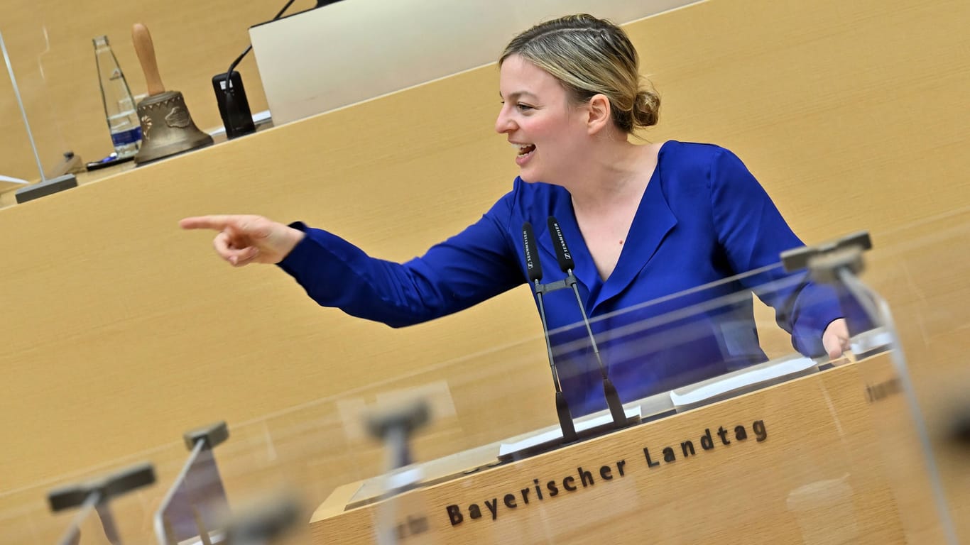 Katharina Schulze ist Fraktionsvorsitzende der Grünen im Bayerischen Landtag (Archivbild): Zurzeit kämpft sie um ein starkes Ergebnis im Wahlkampf.
