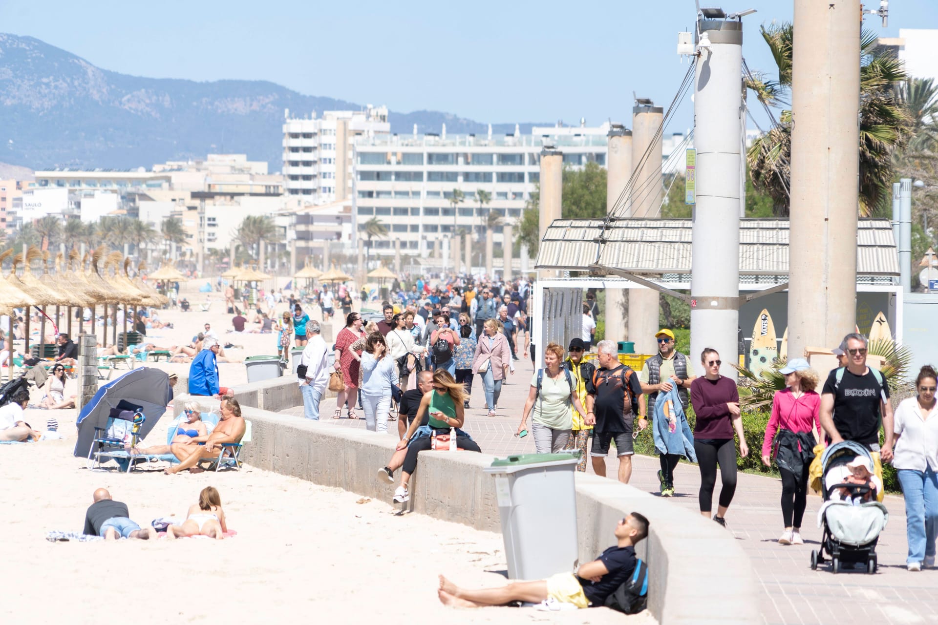 Playa de Palma auf Mallorca: Zu viele Touristen sind für Reisende ein besonderes Ärgernis.