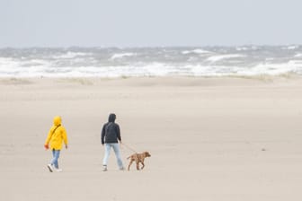 Strand in Sankt Peter-Ording: Im Norden Deutschlands wird es die kommenden Tage kühler.