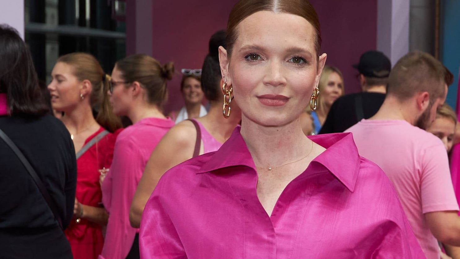 Karoline Herfurth: Die Schauspielerin war am Samstag bei der "Barbie"-Premiere dabei.