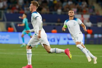 Cole Palmer (l.): Der junge Engländer erzielte das entscheidende Tor im EM-Finale.