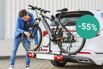 Fahrräder und E-Bikes: Bei Lidl ist jetzt ein Marken-Fahrradträger auf unter 150 Euro reduziert.