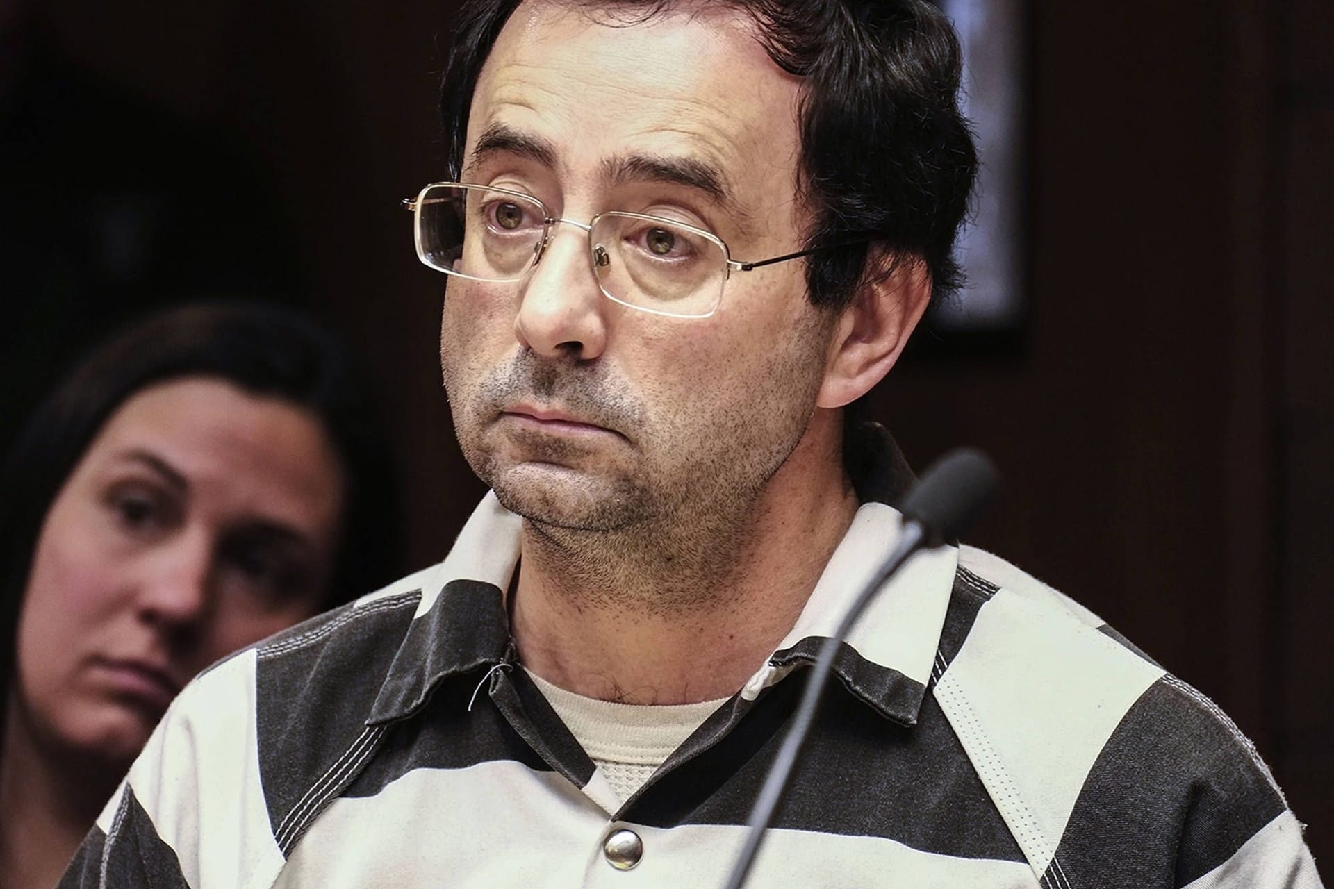 Larry Nassar bei einer Gerichtsverhandlung 2017: Der ehemalige Arzt des US-Olympiateams der Turnerinnen sitzt eine lebenslange Freiheitsstrafe ab.