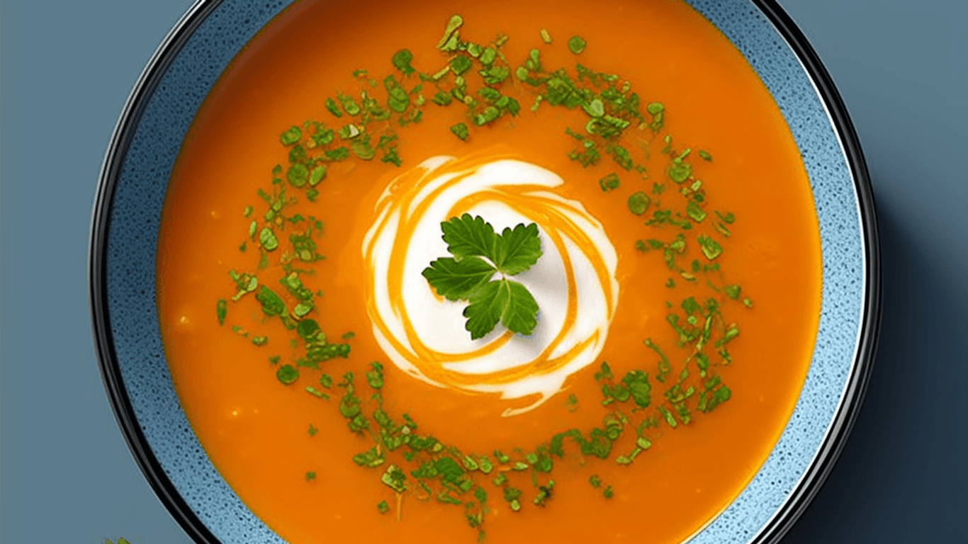 Vegane Karotten-Sellerie-Suppe