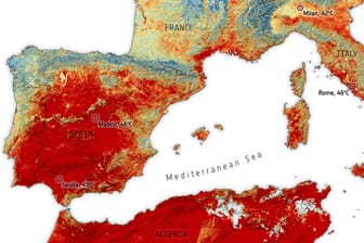 Extreme Hitze in Mittelmeerraum