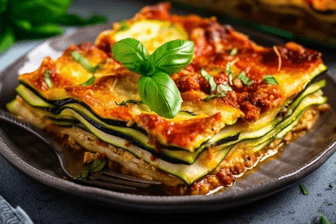 Zucchini-Lasagne: Die vegane Variante ist eine Bereicherung für ihre Küche.