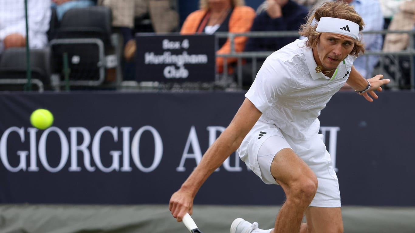 Alexander Zverev: Er kann doch erst am Mittwoch ins Wimbledon-Turnier starten.
