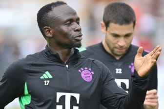 Sadio Mané im Training beim FC Bayern: Abschied so gut wie sicher?