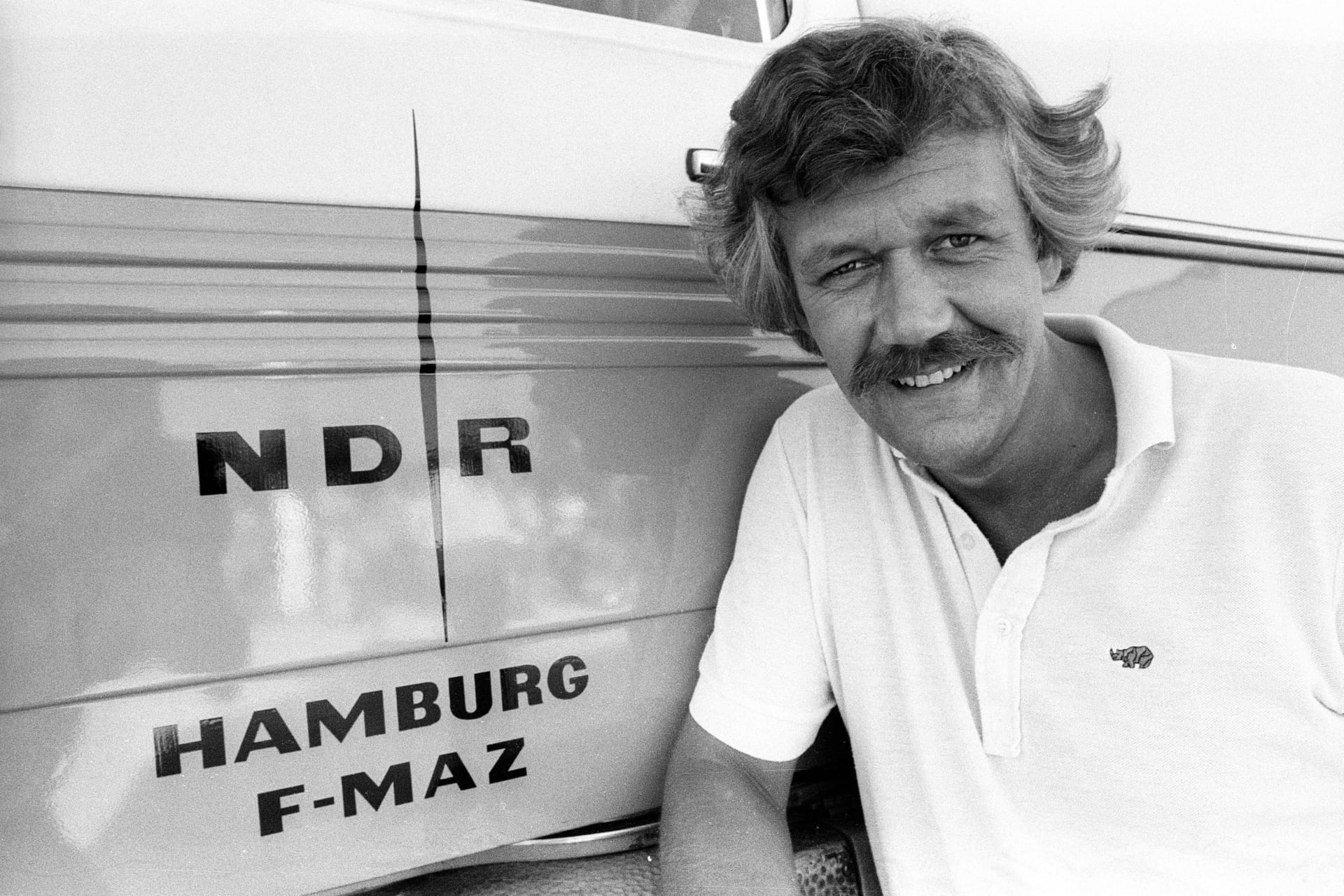 Carlo von Tiedemann in den 1980er Jahren (Archivbild): 1971 fing er beim NDR an.