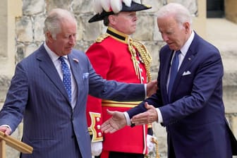 König Charles und Joe Biden in Windsor