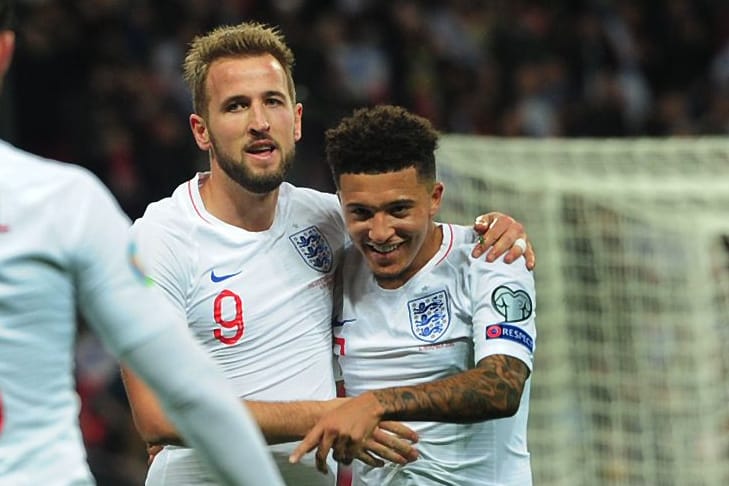 Harry Kane (l.) und Jadon Sancho: Werden sie die Vereine tauschen?