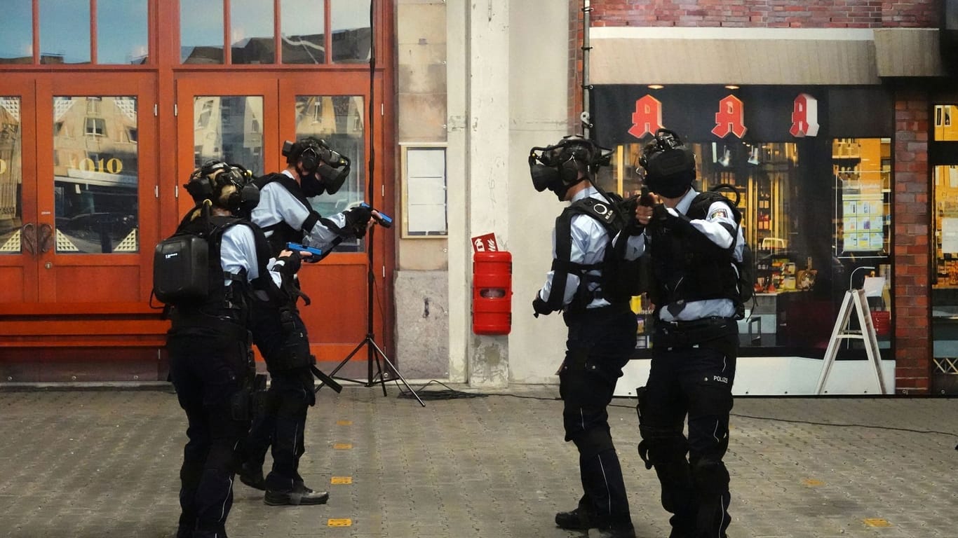 Polizei trainiert in der virtuellen Realität