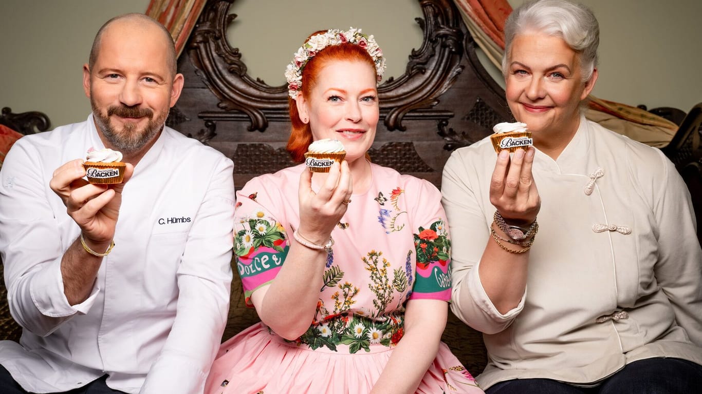 Christian Hümbs, Enie van de Meiklokjes und Bettina Schliephake-Burchardt: Sie kehren mit "Das große Backen" ins TV zurück.