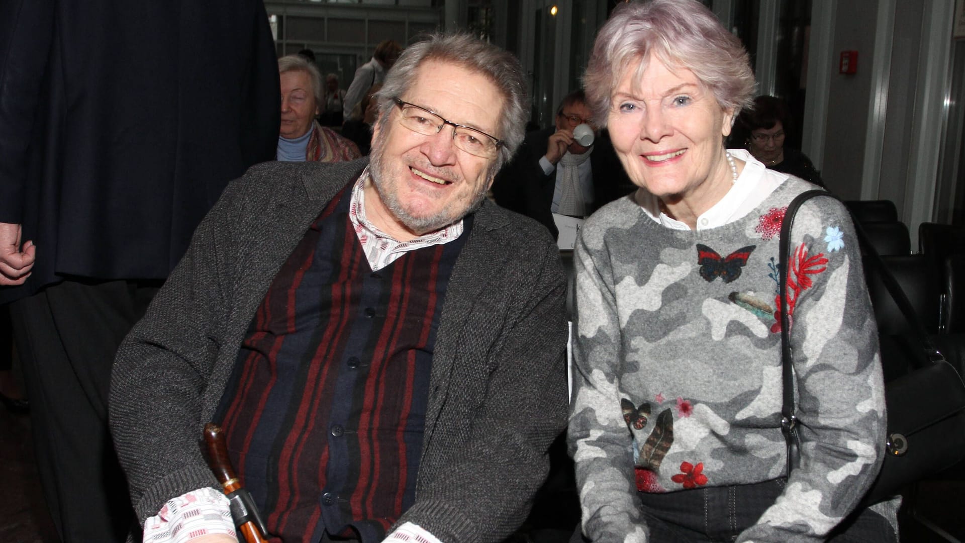 Christian Quadflieg und Renate Reger im Januar 2019.