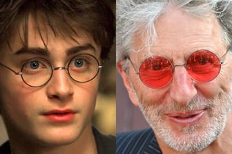Daniel Radcliffe als Harry Potter (links) und Rufus Beck: Der Synchronsprecher gab den Potter-Büchern seine Stimme.