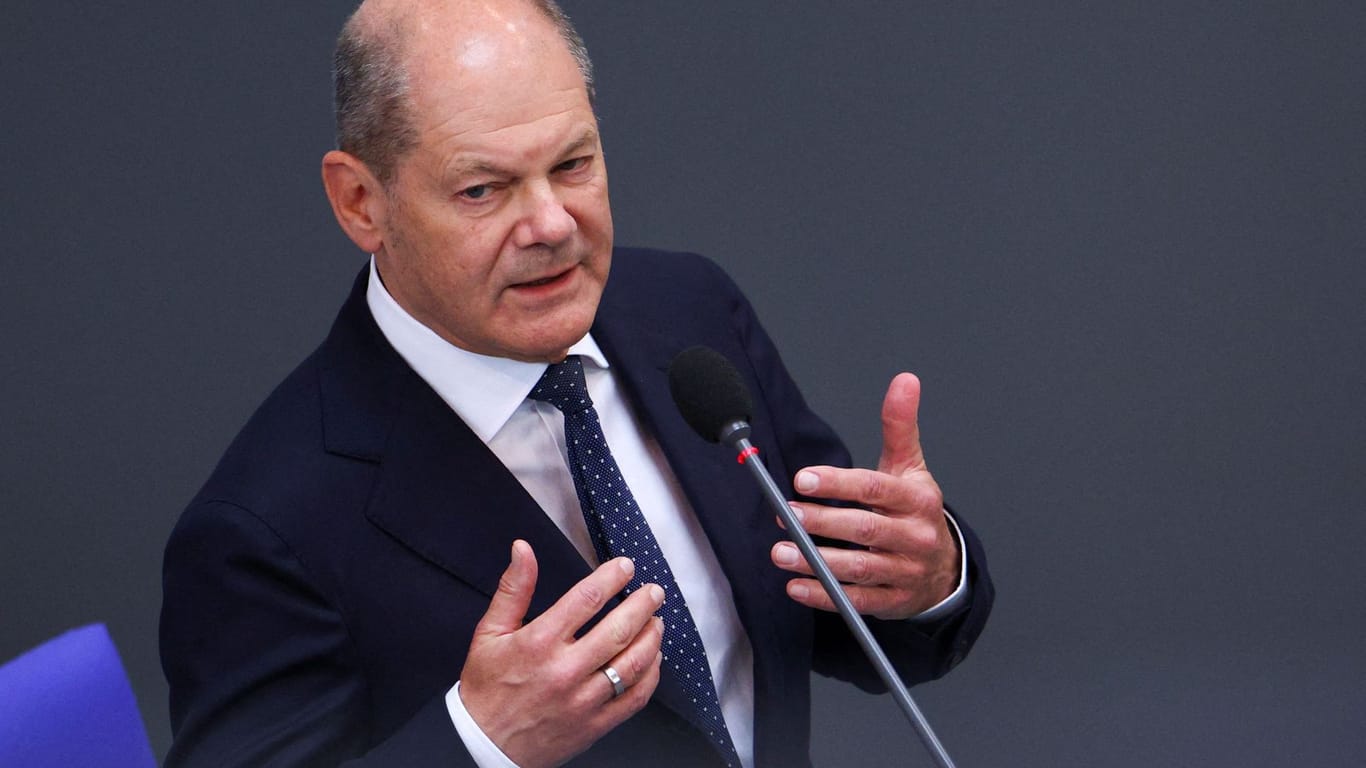 Olaf Scholz: Er stellte sich den Fragen der Bundesregierung.