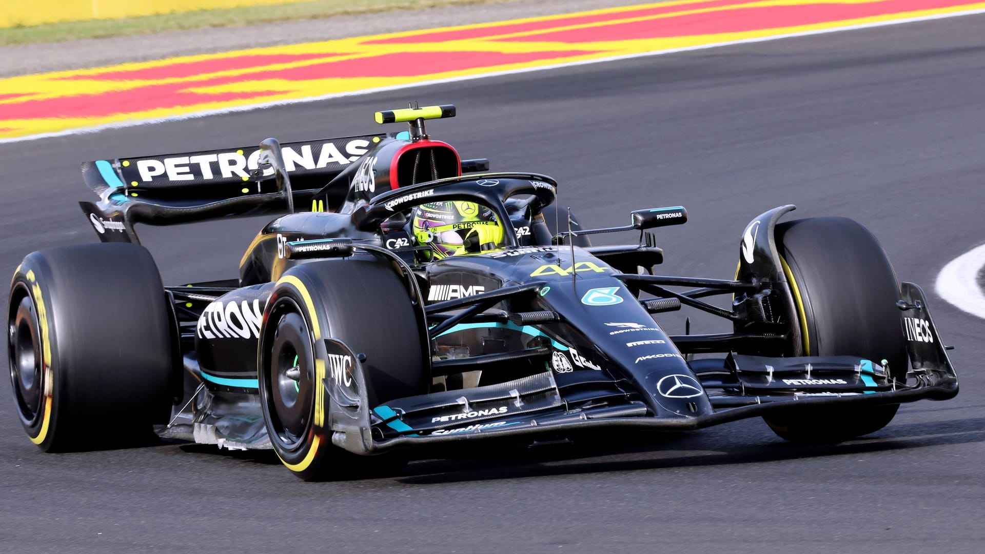 Lewis Hamilton: Er wurde im dritten Training Erster.