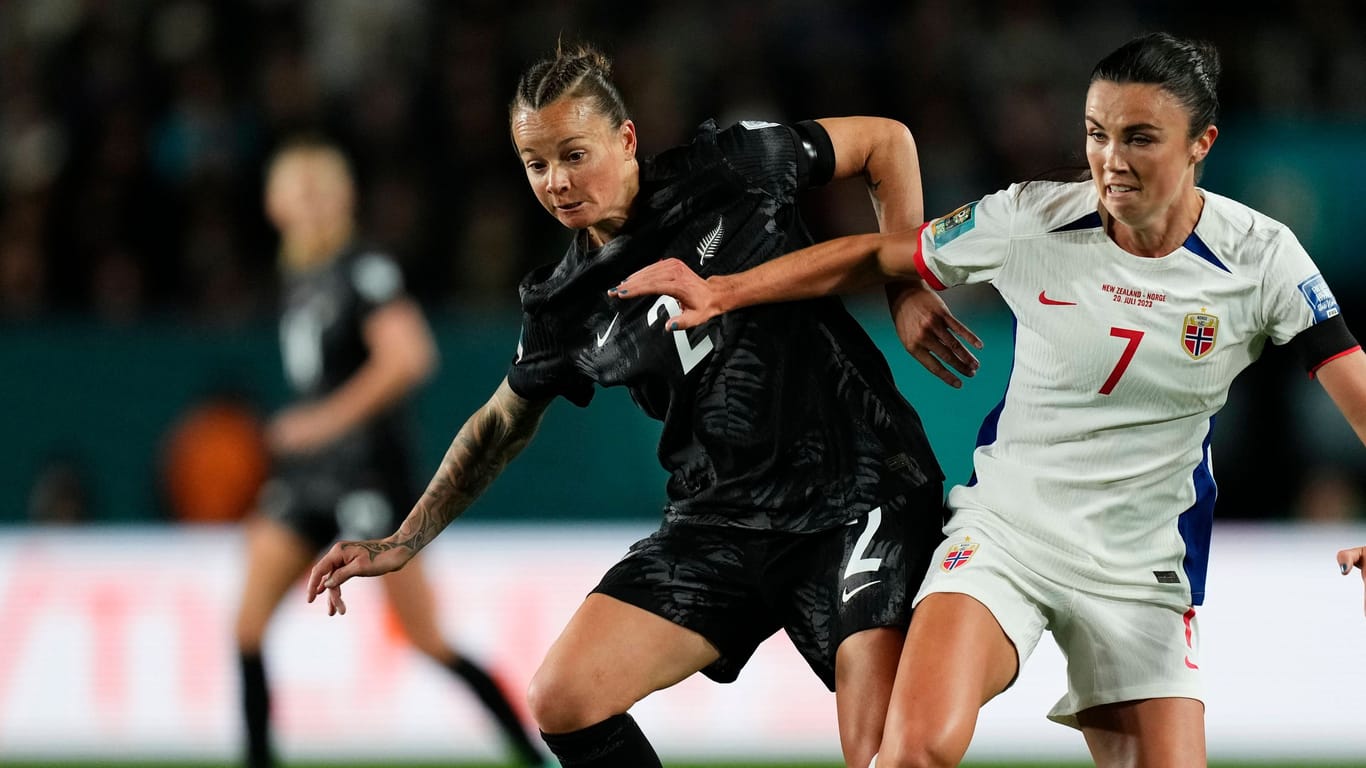 Frauenfußball-WM 2023: Am ersten Tag des Turniers spielten Neuseeland und Norwegen gegeneinander.