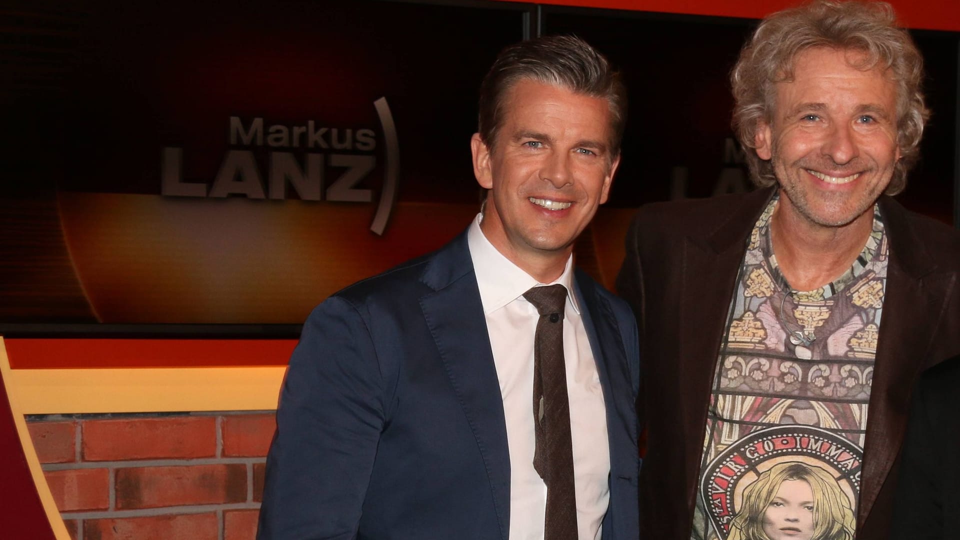 Zwei Generationen "Wetten, dass..?"-Moderatoren: Markus Lanz und Thomas Gottschalk 2015 bei "Lanz".